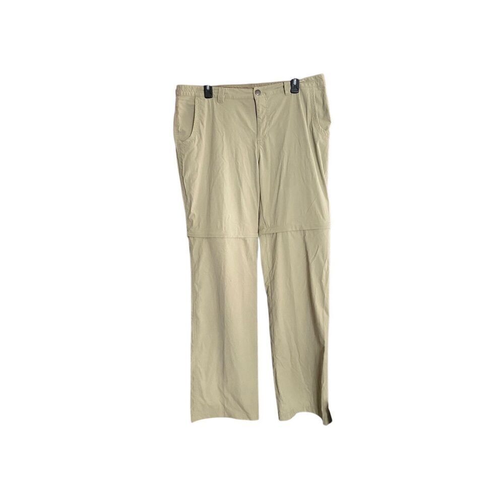 Eddie Bauer women’s Trevex 10 nylon blend hiking convertible pants size T 14